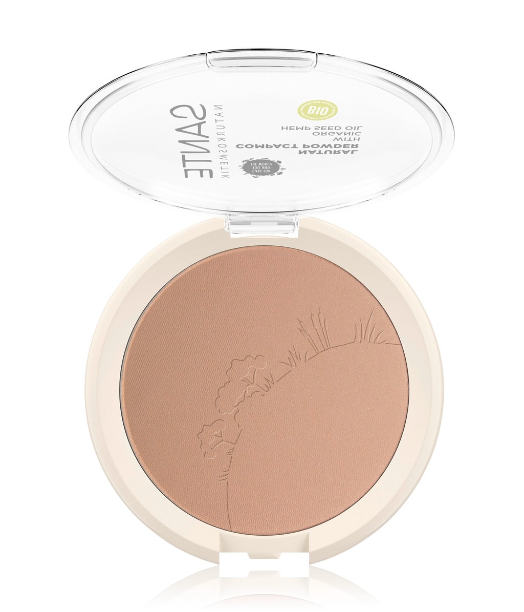 Компактная пудра Sante Natural Compact Powder минеральная, матирующая, оттенок 02 Neutral Beige, 9 мл — фото 2