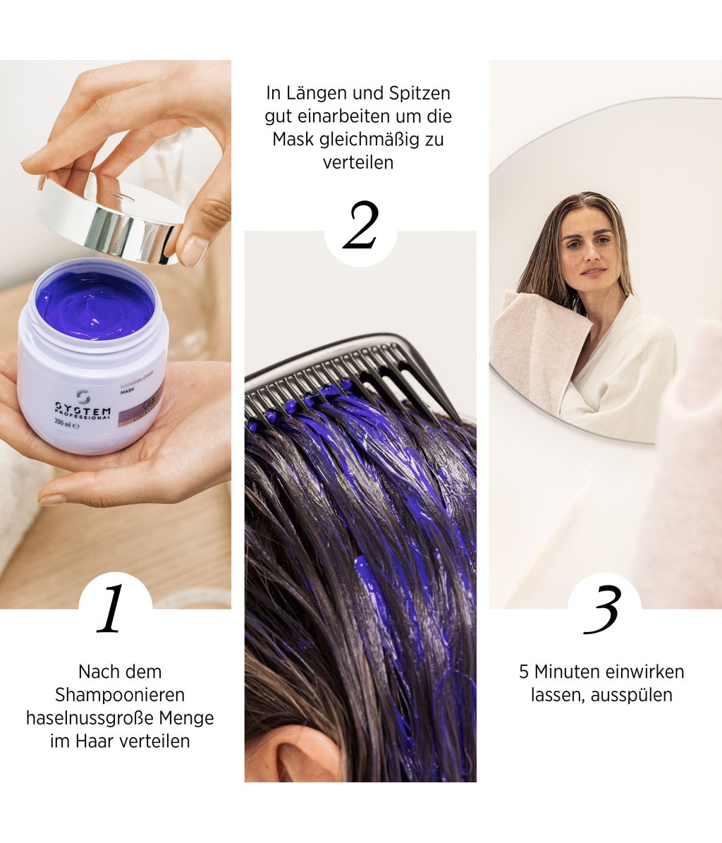 Маска для волос System Professional LipidCode LuxeBlond восстанавливающая, против желтизны, 200 мл — фото 4