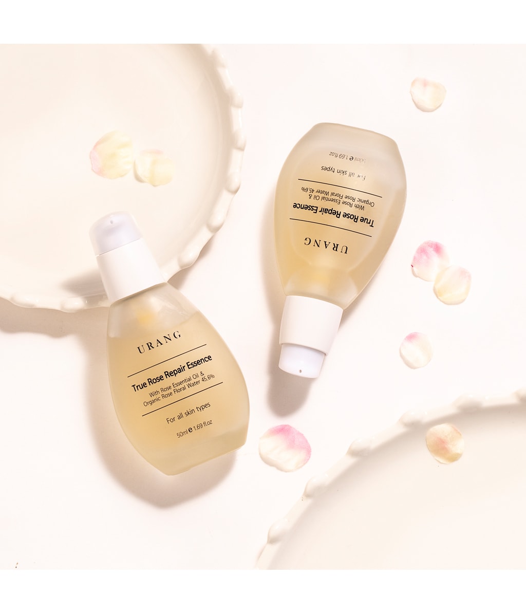 Эссенция для лица Urang True Rose Repair Essence, с розовой водой, для чувствительной кожи, 50 мл — фото 2