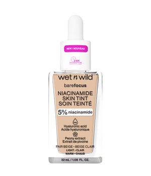 wet n wild Bare Focus Niacinamide Skin Tint Flüssige Foundation · 32 ml · Nude