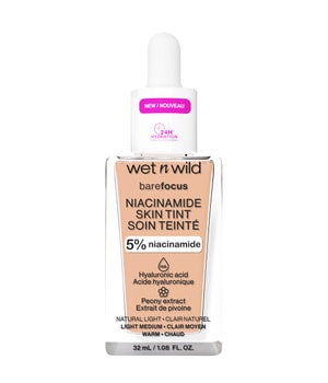 wet n wild Bare Focus Niacinamide Skin Tint Flüssige Foundation · 32 ml · Nude