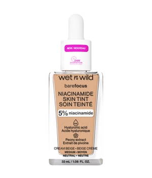 wet n wild Bare Focus Niacinamide Skin Tint Podkład w płynie 32 ml Cream Beige