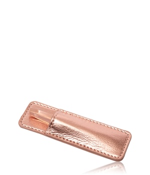 Tweezerman Mini Schräge Pinzette mit Etui Roségold Pincet 1 st