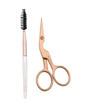 Tweezerman Brow shaping scissors och brush Rose Gold ögonbrynskit Ögonbrynskit