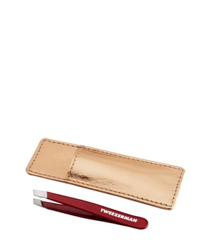 Tweezerman Vintage Rose Mini Slant Tweezer - Mini Pinzette im Etui Pincett