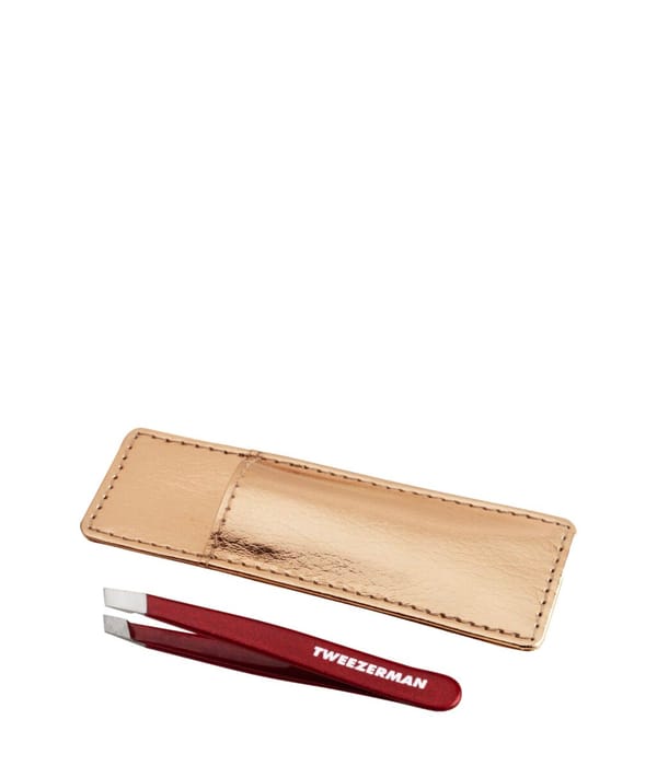 Produktbillede 1 af 4, Tweezerman Vintage Rose Mini Slant Tweezer - Mini Pinzette im Etui Pincet