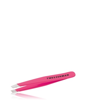 Tweezerman Mini Slant Tweezer Schräge Mini Pinzette, Neon Pink Pinzette