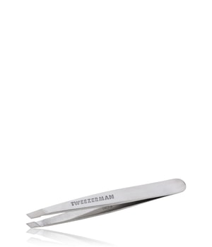 Tweezerman Mini Slant Tweezer Schräge Mini Pinzette, Silver Pinzette