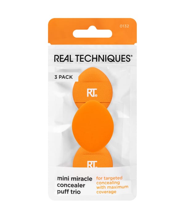 Produktbillede 1 af 5, Real Techniques Mini M. Concealer Puff Trio Makeupsvamp