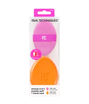 Real Techniques Miracle Powder Puff + Case Makeupsvamp