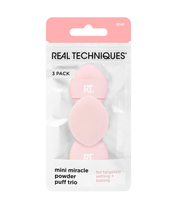 Produktbillede 1 af 5, Real Techniques Mini Miracle Powder Puff Trio Makeupsvamp