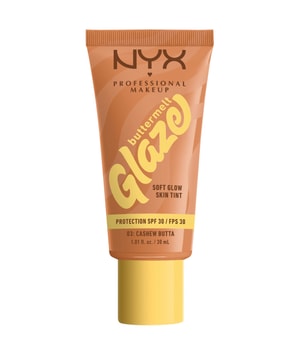 NYX Professional Makeup Buttermelt Glaze Soft Glow Skin Tint SPF 30 Flüssige Foundation · 30 ml · Hellbraun