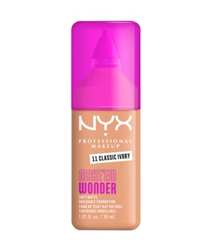NYX Professional Makeup Make 'EM Wonder Soft Matte Podkład w płynie 30 ml Nr. 11 - Classic Ivory