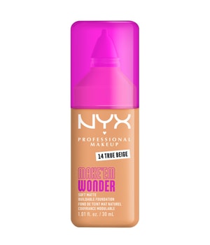 NYX Professional Makeup Make 'EM Wonder Soft Matte Podkład w płynie 30 ml Nr. 14 - True Beige