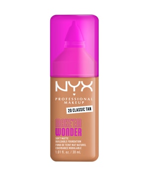 NYX Professional Makeup Make 'EM Wonder Soft Matte Podkład w płynie 30 ml Nr. 20 - Classic Tan