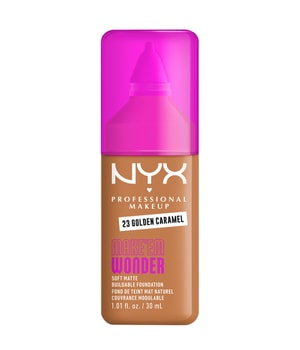 NYX Professional Makeup Make 'EM Wonder Soft Matte Podkład w płynie 30 ml Nr. 23 - Golden Caramel