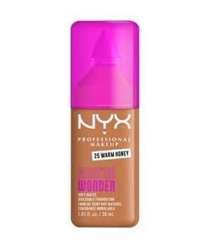 NYX Professional Makeup Make 'EM Wonder Soft Matte Podkład w płynie 30 ml Nr. 25 - Warm Honey