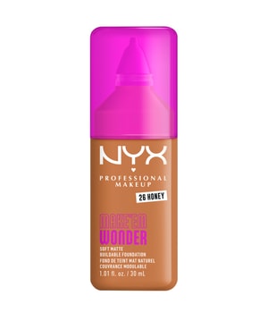 NYX Professional Makeup Make 'EM Wonder Soft Matte Podkład w płynie 30 ml Nr. 26 - Honey