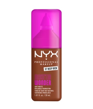 NYX Professional Makeup Make 'EM Wonder Soft Matte Podkład w płynie 30 ml Nr. 37 - Deep Rich