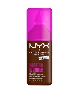 NYX Professional Makeup Make 'EM Wonder Soft Matte Podkład w płynie 30 ml Nr. 40 - Walnut