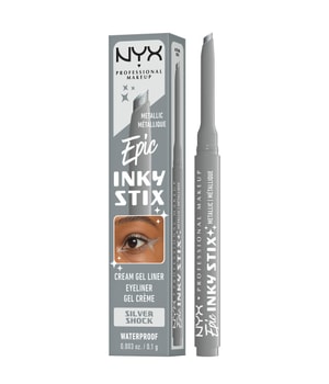 NYX Professional Makeup Epic Inky Stix Cream Gel-Eyeliner Waterproof Eyeliner 0.1 g Nr. 16 - Silver Shock