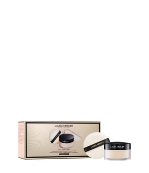 LAURA MERCIER Indulgent Icons Translucent Loose Setting Powder + Puff Zestaw do makijażu twarzy 1 szt. Translucent
