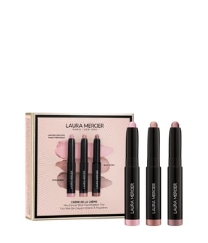 LAURA MERCIER Mini Caviar Stick Crème de la Crème Eye Shadow Trio Zestaw do makijażu oczu 1 szt. Strapless, Wild Rose, Rose Meringue