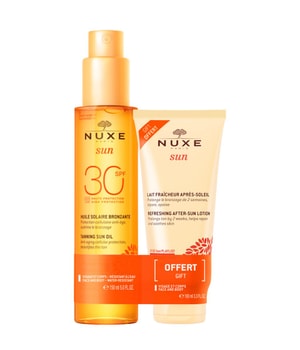 NUXE Sun Sonnenöl LSF 30 + After-Sun Milch Körperpflegeset