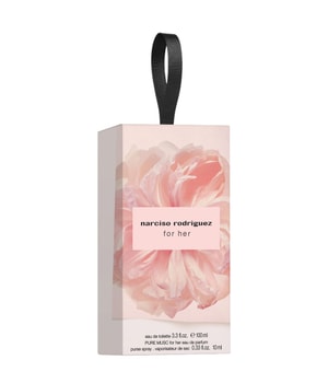 Narciso Rodriguez for her for her EdT 100ml + for her Pure Musc EdP Purse Spray 10ml Geurset 1 st