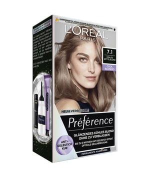 L'Oréal Paris Préférence Cool Blondes Nr. 7.1 - kold mellemblond Hårfarve