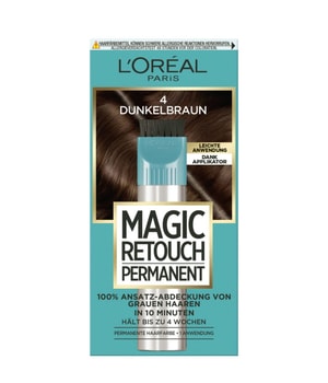 L'Oréal Paris Magic Retouch Cache-racines Permanent N° 4 Brun Foncé Coloration cheveux Nr. 4 - Dunkelbraun Unisexe