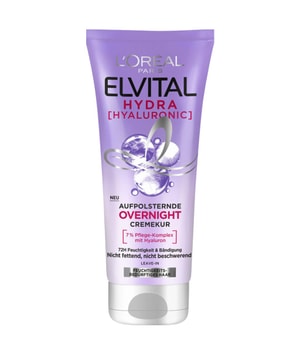 L'Oréal Paris Elvital Hydra Hyaluronic - fugtgivende overnight cremehårkur Hårkur