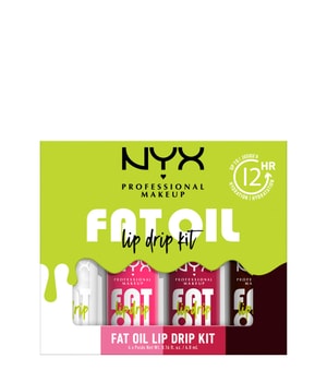 NYX Professional Makeup Fat Oil Lip Drip Kit Lip Gloss 4er Set Zestaw do makijażu ust 1 szt. My Main, Missed Call, Newsfeed, Status Update