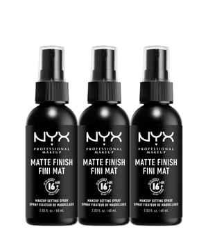 NYX Professional Makeup Make Up Setting Spray Matte Finish 3er Set Fixing Spray in Nr. 01 - Matte Finish 180 ml