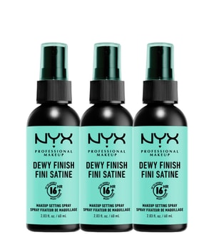 NYX Professional Makeup Make Up Setting Spray Dewy Finish 3er Set Setting spray