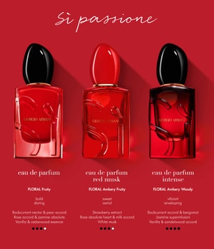 Parfum Si Passione Eclat Si Giorgio Armani Rot ParfÃ¼m Si Rot