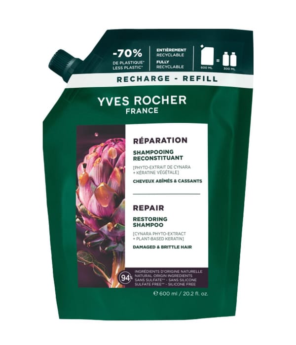 Zdjęcie produktu 1 z 6, Yves Rocher Uzupełnienie repair-shampoo Szampon do włosów