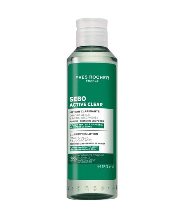 Zdjęcie produktu 1 z 6, Yves Rocher Sebo active clear Płyn do twarzy
