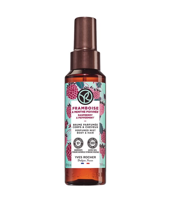 Produktbild 1 von 6, Yves Rocher Himbeere & Pfefferminze Körperspray