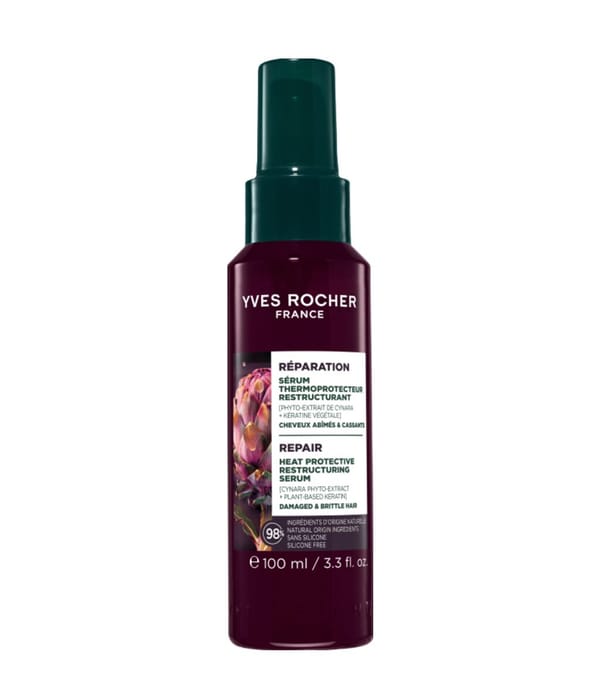 Zdjęcie produktu 1 z 6, Yves Rocher Restrukturyzujące termoochronne serum Serum do włosów