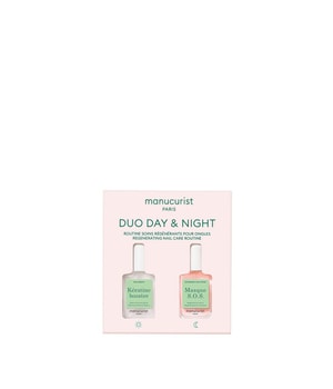manucurist Nail & Hand Care Day & Night Routine Kératine Booster + Masque Zestaw do pielęgnacji paznokci 1 szt.