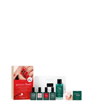 manucurist Green Flash Retail Kit 36W - Poppy Red + Hortencia Manikyrset
