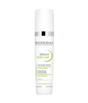 Bioderma Sébium Night Peel - wygładzający koncentrat przeciwstarzeniowy z kwasem glikolowym Krem na noc 40 ml można nabyć na stronie Flaconi.pl