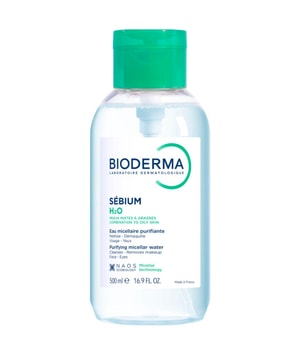 Bioderma Sébium H2O - Woda micelarna przeciw zanieczyszczeniom do skóry tłustej i trądzikowej, delikatnie oczyszczająca - dozownik z pompką Płyn do demakijażu 500 ml