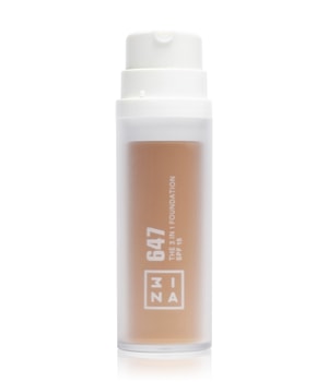 3Ina The 3 in 1 Foundation SPF 15 Vloeibare foundation in Nr. 647 - Medium gold 30 ml