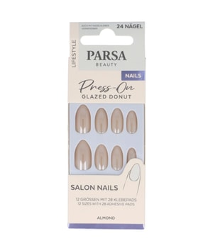 PARSA Beauty Press on-Kunstnägel, Glazed Donut, 24 Stk. Lösnaglar