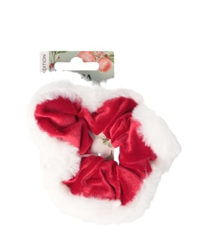 Parsa Beauty Scrunchie Kerstman meerkleurig 1 stuk Haarelastiek 1 st