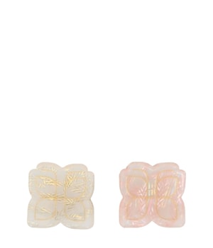 PARSA Beauty Haarklammer, Schmetterling, beige, rosa Hårklämmor