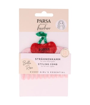 PARSA Beauty Strähnenkamm mit Kirschen Detail Brosse Tangle