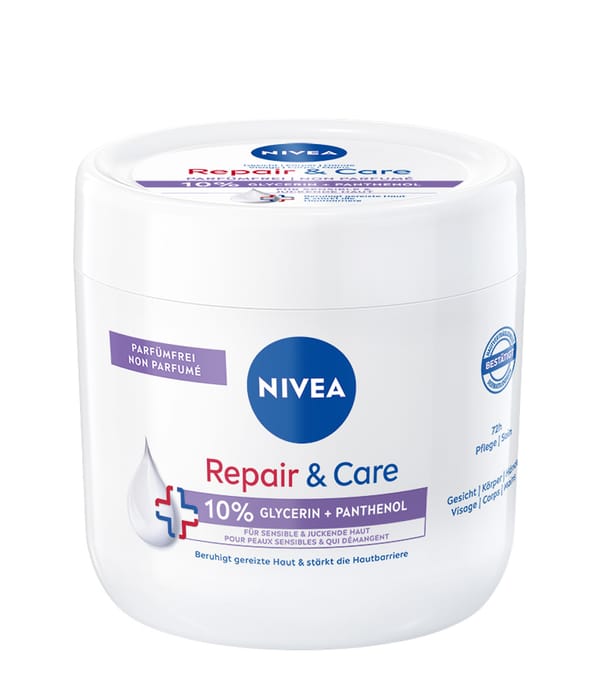Zdjęcie produktu 1 z 6, NIVEA Repair & Care Creme-Tiegel Krem do ciała